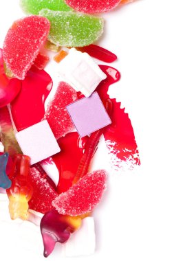 Reklam için güzel makyaj Üstten Görünüm