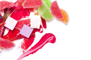 Reklam için güzel makyaj Üstten Görünüm