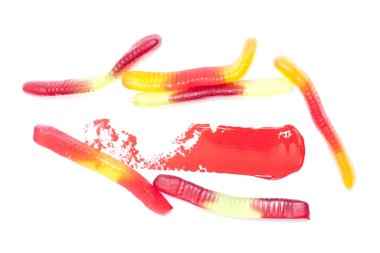 Reklam için güzel makyaj Üstten Görünüm