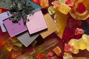 Reklam için şık ve güzel kozmetik