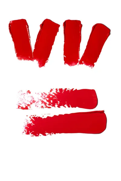 Czerwony lakier do paznokci — Zdjęcie stockowe