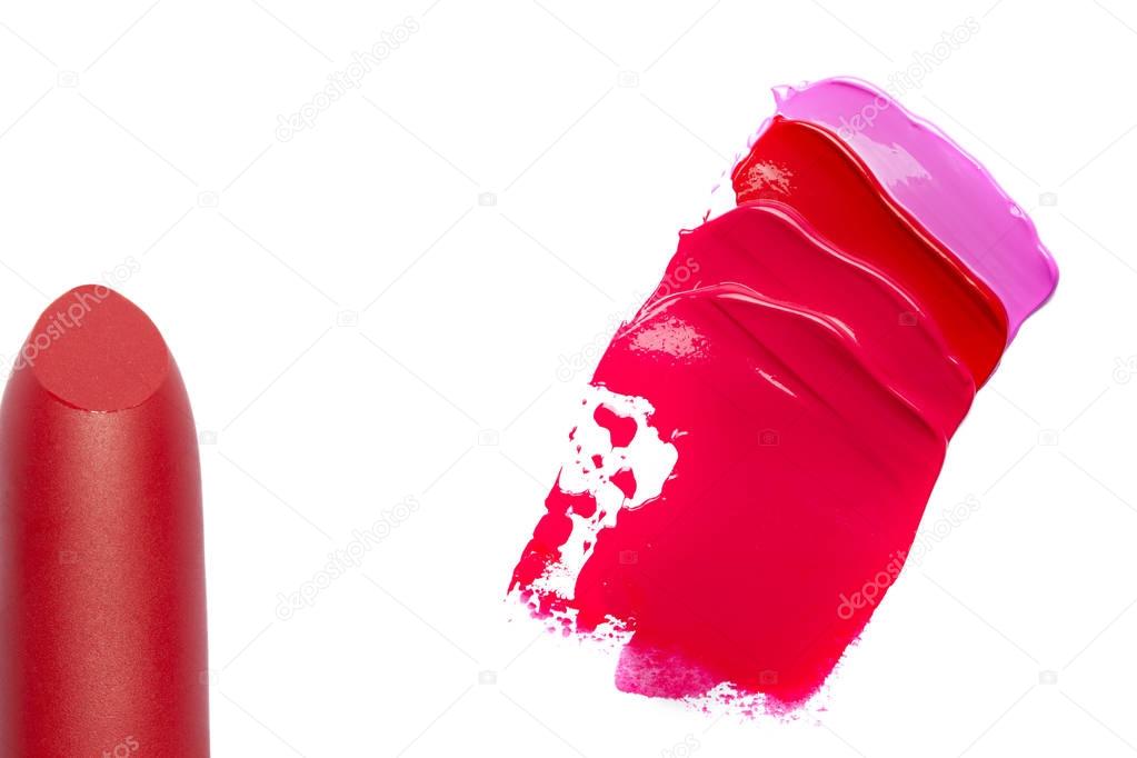 Fashion photo of lipstick for advertising