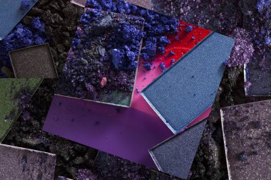 Yakın çekim için moda göz farı