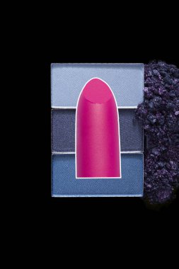 Ruj göz gölgeler arka plan üzerinde