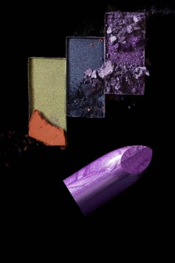 Ruj göz gölgeler arka plan üzerinde