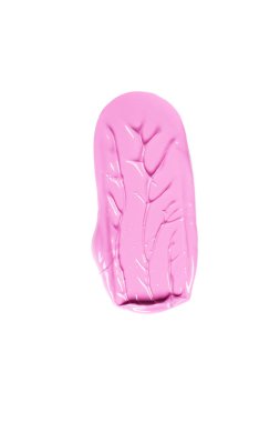 Beyaz arka plan üzerinde şık makyaj örnek