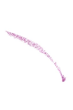 Beyaz arka plan üzerinde şık makyaj örnek