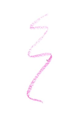 Beyaz arka plan üzerinde şık makyaj örnek