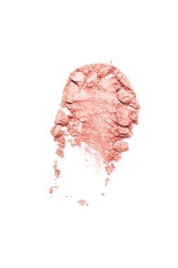 Beyaz arka plan üzerinde şık makyaj örnek