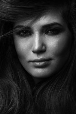 Deri ceket Studio seksi kız