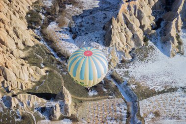 Cappadocia, Turkey, balloon flight. clipart