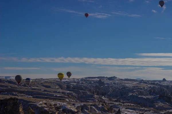 Winterwandeling Cappadocië Turkije — Stockfoto