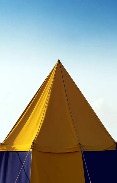 Big yellow medival tent