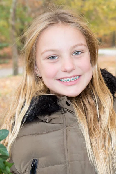 Blonde Teen Braces
