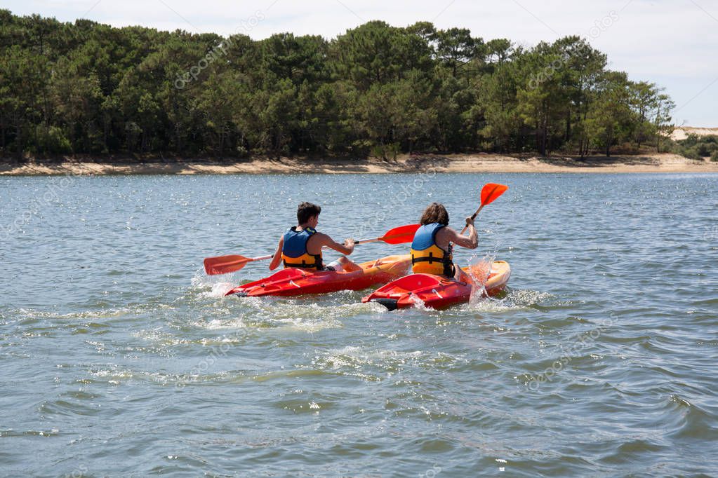 Kayaking in the new forest