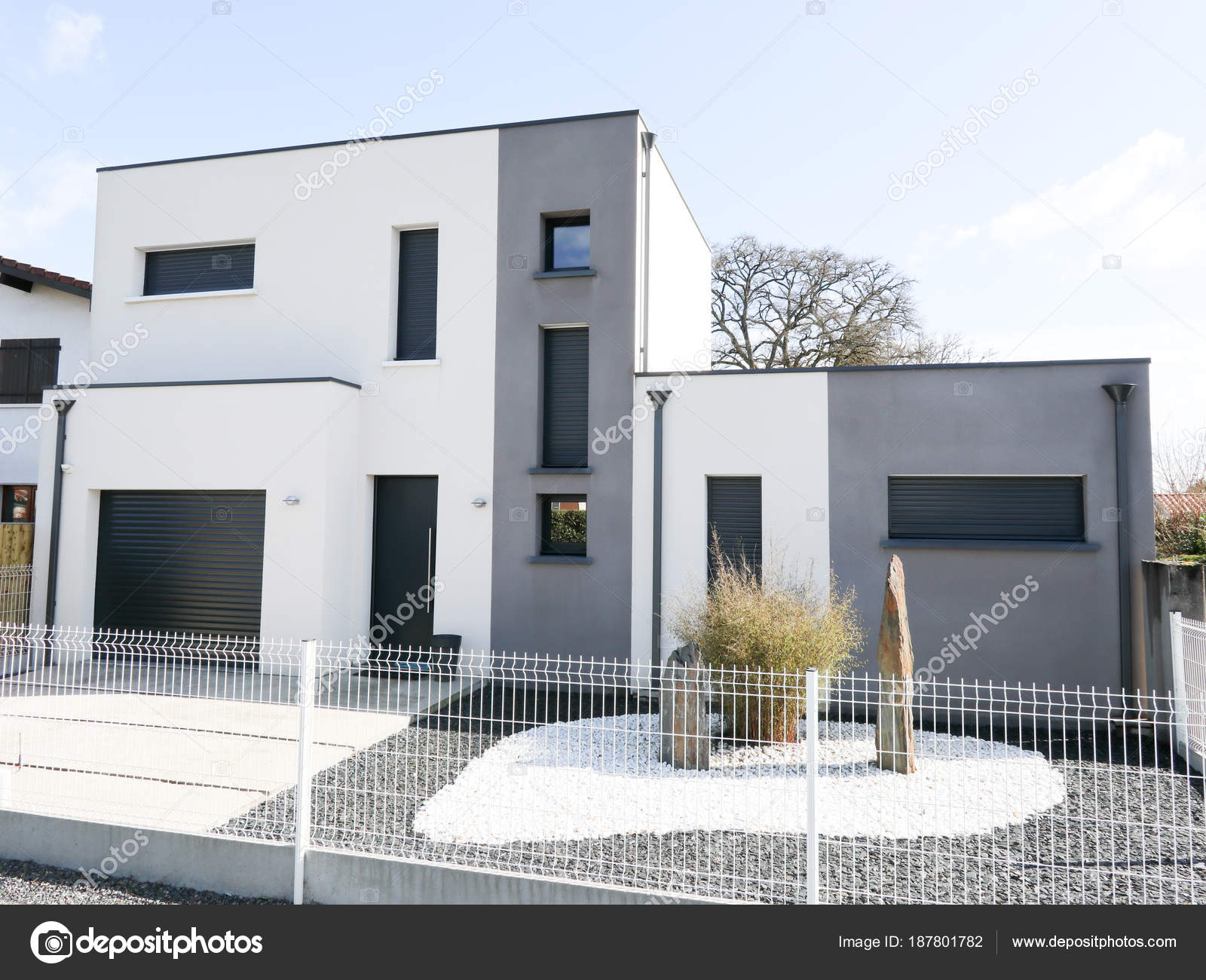 White and on sale grey house