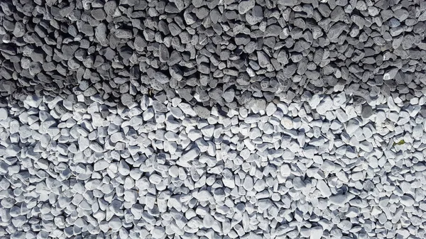 Close View Mixed Grey Gravel Slate Gray Stones — Stock Photo, Image