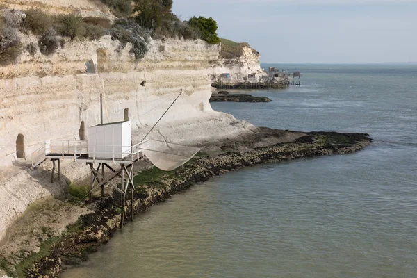 Cabana Pesca Estuário Gironde Costa Oeste França — Fotografia de Stock