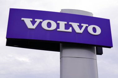 Bordeaux, Aquitaine / Fransa - 10: 30 2019: Volvo Otomobil bayii Otomobil Mağazası Logosu