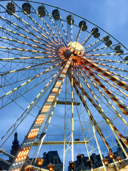 Roda Gigante Centro Cidade Poitiers França — Fotografia de Stock