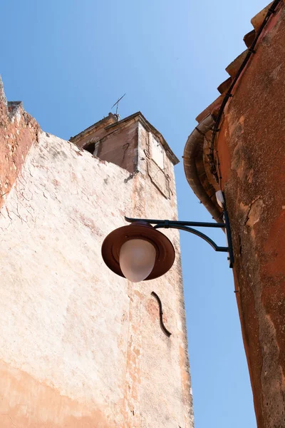 Roussillon Detail Lampa Obci Barevné Provence Francie — Stock fotografie