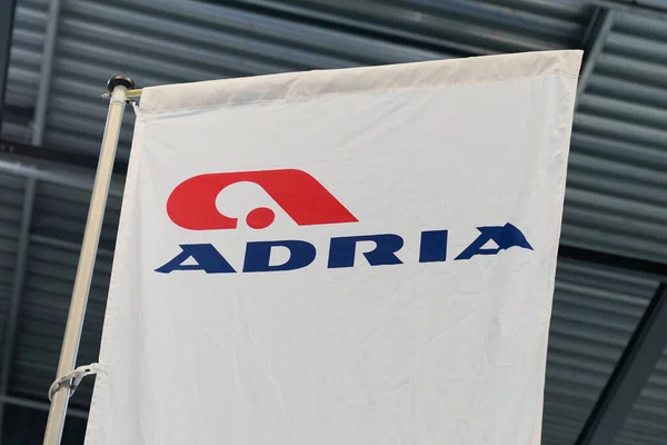Burdeos Aquitania Francia 2019 Adria Campervans Sign Logo Dealership Store — Foto de Stock