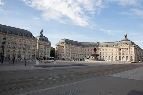 Bordeaux Akwitania Francja 2019 Pałac Bordeaux Bourse Gironde Francja — Zdjęcie stockowe