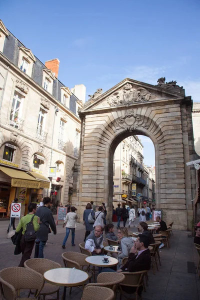 Bordéus Aquitânia França 2019 Centro Cidade Bordéus Porte Dijeaux Entrada — Fotografia de Stock