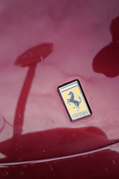 Μπορντό Aquitaine Γαλλία 2019 Φεράρι Σήμα Λογότυπο Στο Side Car — Φωτογραφία Αρχείου