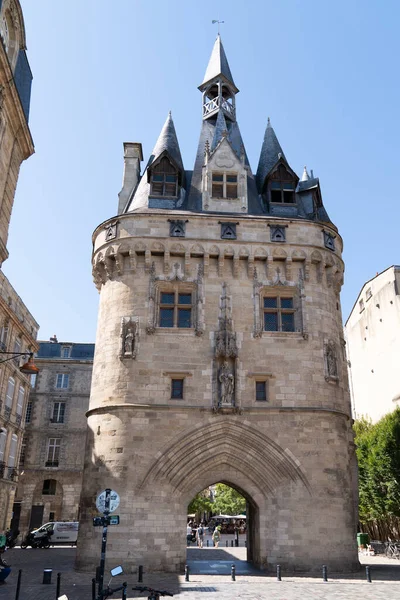 Bordeaux Aquitaine Francie 2019 Bordeaux Palace Square Středověkém Náměstí Centru — Stock fotografie