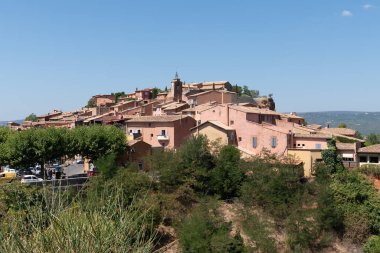 Provence Fransa 'nın Roussillon Tepesi Köyü
