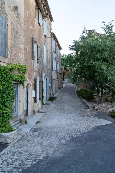 Pequeño Callejón Casco Antiguo Gordes Pueblo Vaucluse Francia Europa — Foto de Stock