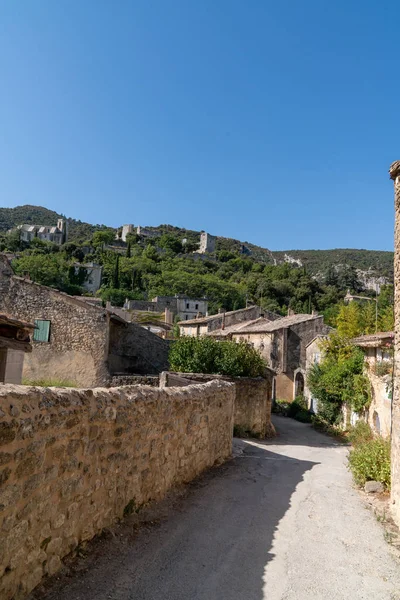 Stengata Byn Oppede Vieux Provence Luberon Vaucluse Frankrike — Stockfoto