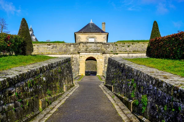Royal Medieval Door Entrance Citadel Blaye France — 스톡 사진