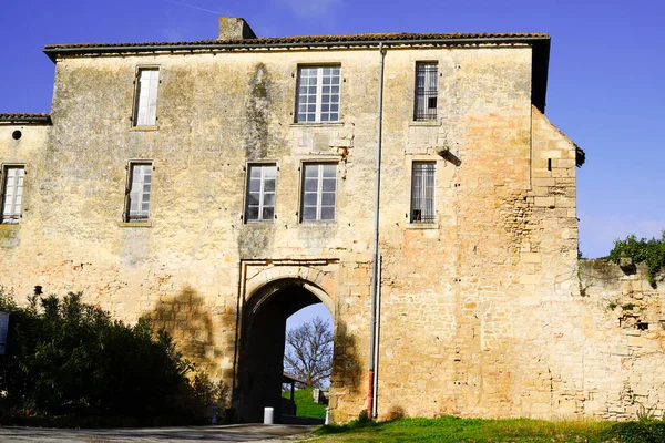 Antiga Casa Medieval Histórica Citadel Vauban Blaye — Fotografia de Stock