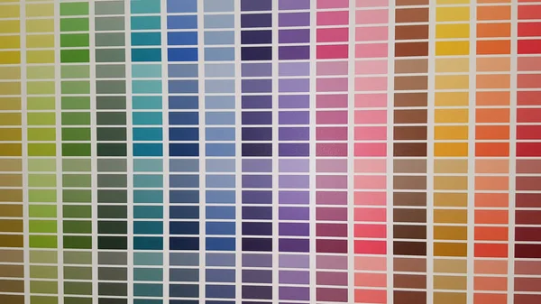 Muestra Colores Catálogo Pintura Pared Para Ayudar Cliente Elegir Color —  Fotos de Stock
