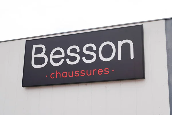 Burdeos Aquitania Francia 2020 Besson Chaussures Logo Sign Store Tienda — Foto de Stock