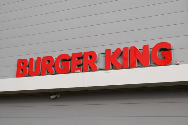 Bordeaux Aquitaine France 2020 Nápis Burger King Logo Fastfood Shop — Stock fotografie