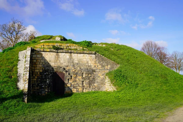 布莱城堡 Blaye Citadel 位于法国吉隆德的小山要塞 — 图库照片