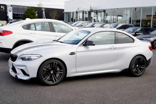 Bordeaux Akwitania Francja 2020 Bmw Coupe Competition Dealership Parking Samochód — Zdjęcie stockowe