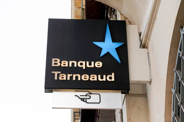 Burdeos Aquitania Francia 2020 Banque Tarneaud Sign Retail Logo Bank — Foto de Stock