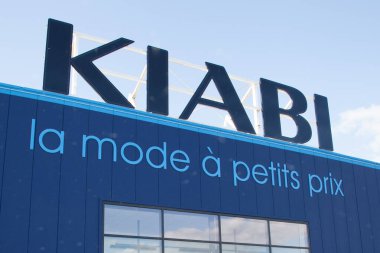 Bordeaux , Aquitaine / France -12 12 2019 : Kiabi logo sign on store building shop clothing french company