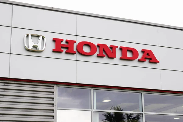 Stock image Bordeaux , Aquitaine / France - 02 02 2020 : Honda car logo dealership sign cars store Japanese automobile manufacturer shop