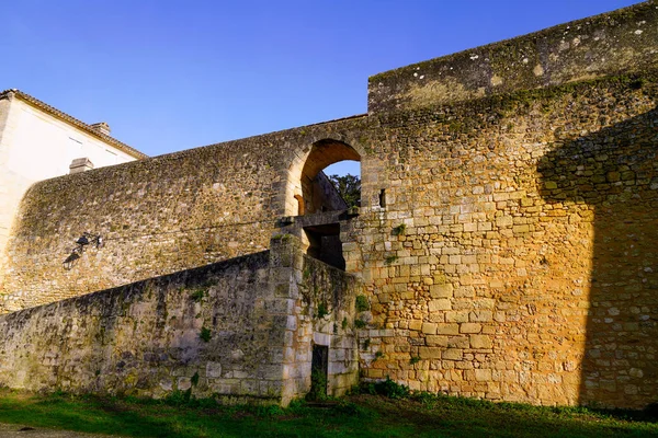 Boční Brána Pevnosti Středověké Bourg Sur Gironde France — Stock fotografie