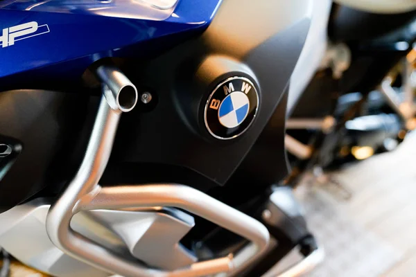 Bordéus Aquitânia França 2020 Bmw 1250 Aventura Moto Detalhe Logotipo — Fotografia de Stock