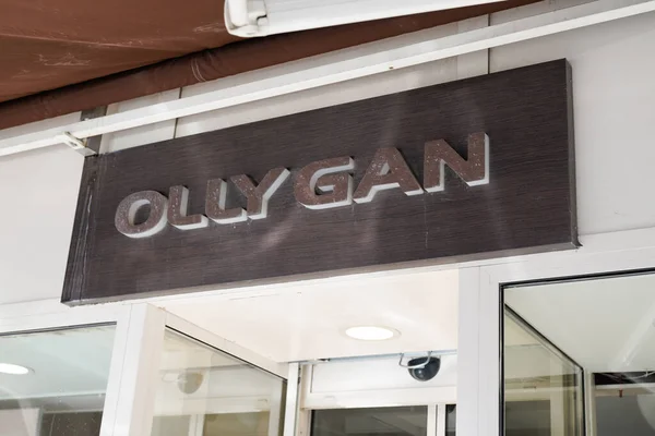 Бордо Аквитания Франция 2020 Ollygan Знак Бренда Магазин Логотипа Olly — стоковое фото