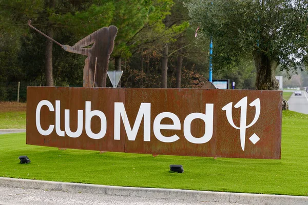 Palmyre Les Mathes Aquitania Francia 2020 Club Med Sign Logo — Foto de Stock