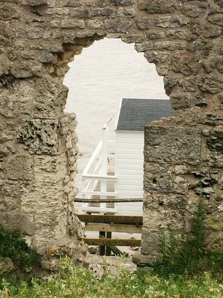 Talmont Sur Gironde Taş Kemer Yıkıntısı — Stok fotoğraf