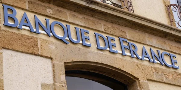Bordeaux , Aquitaine / France - 02 21 2020 : Banque de France logo text french national Bank sign in official building