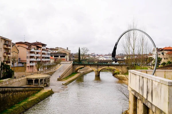 Comuna Mont Marsan Capital Del Departamento Landes Nouvelle Aquitania Suroeste — Foto de Stock